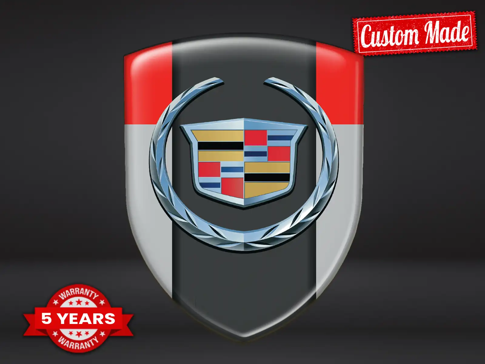 Cadillac Silikon-Aufkleber Max Basis Limitiert Robust Schick